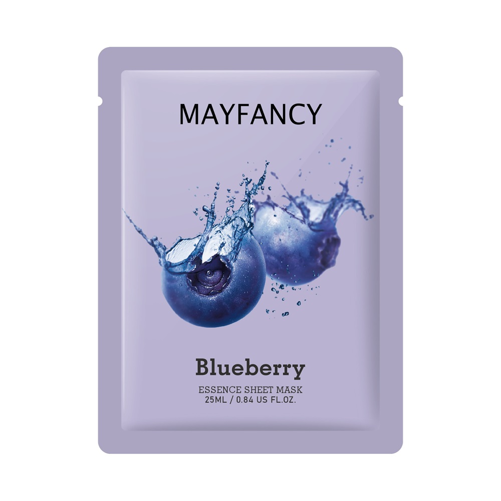 MAYFANCY Тканевая маска для лица с черникой