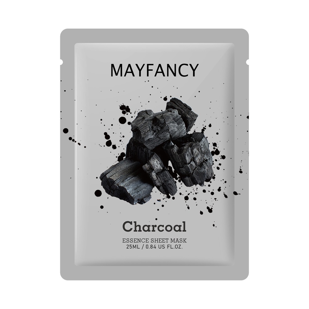 Тканевая маска для лица с углем Mayfancy