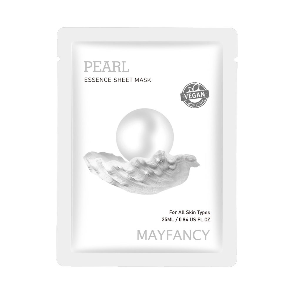 Mayfancy Pearl отбеливающая тканевая маска